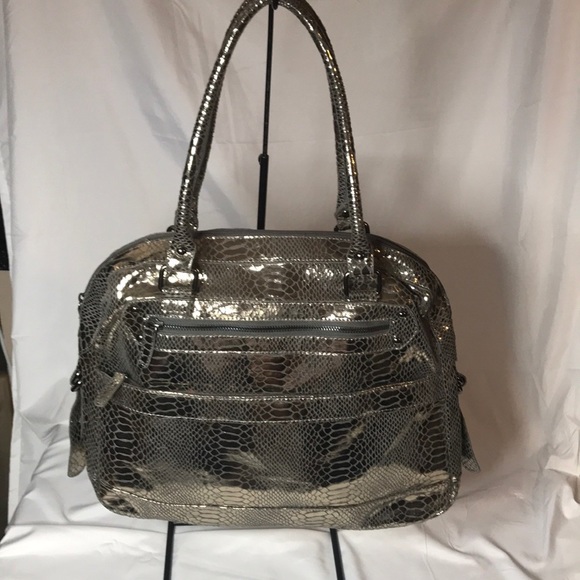 CACHE Reptile Print Metallic Purse - Picture 1 of 8